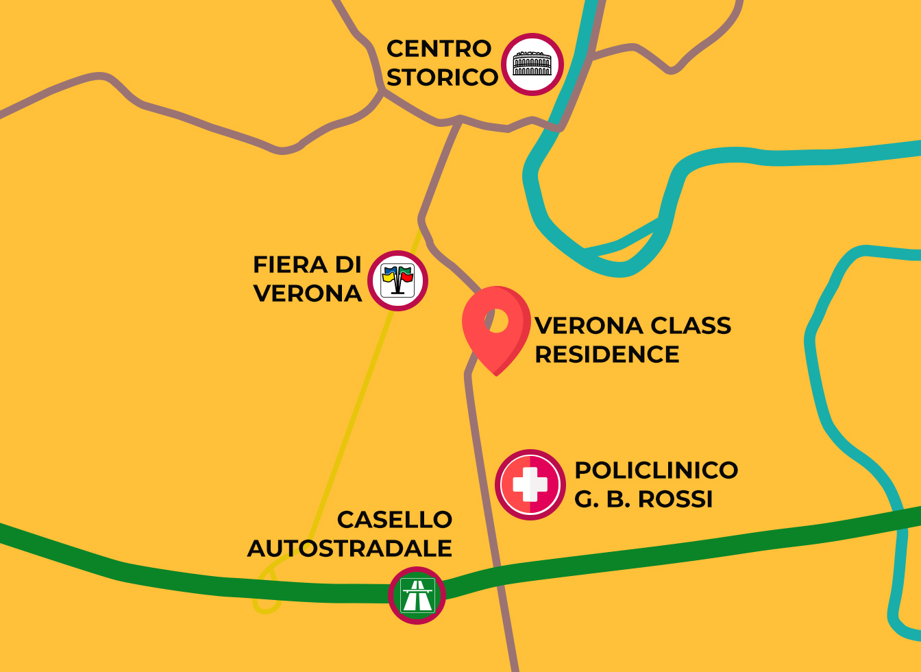 mappa Residence Verona Class